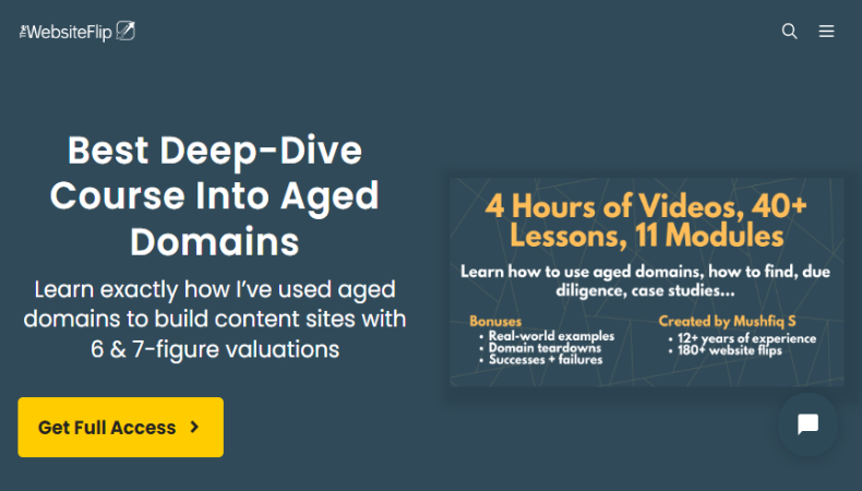 The Aged Domain Course