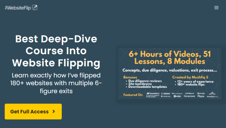 Website Flipping Course