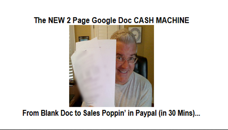 2 Page Google Doc Cash Machines